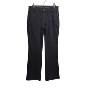 Chico's Jeans Womens Size 2 Blue Dark Wash So Slimming Girlfriend Flare Stretch